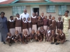 Children and staff outside Florence House