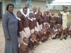 Children and staff outside Florence House
