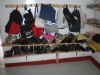 Children's shoe and bag area