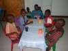 Children in dining room