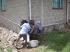 Children getting water
